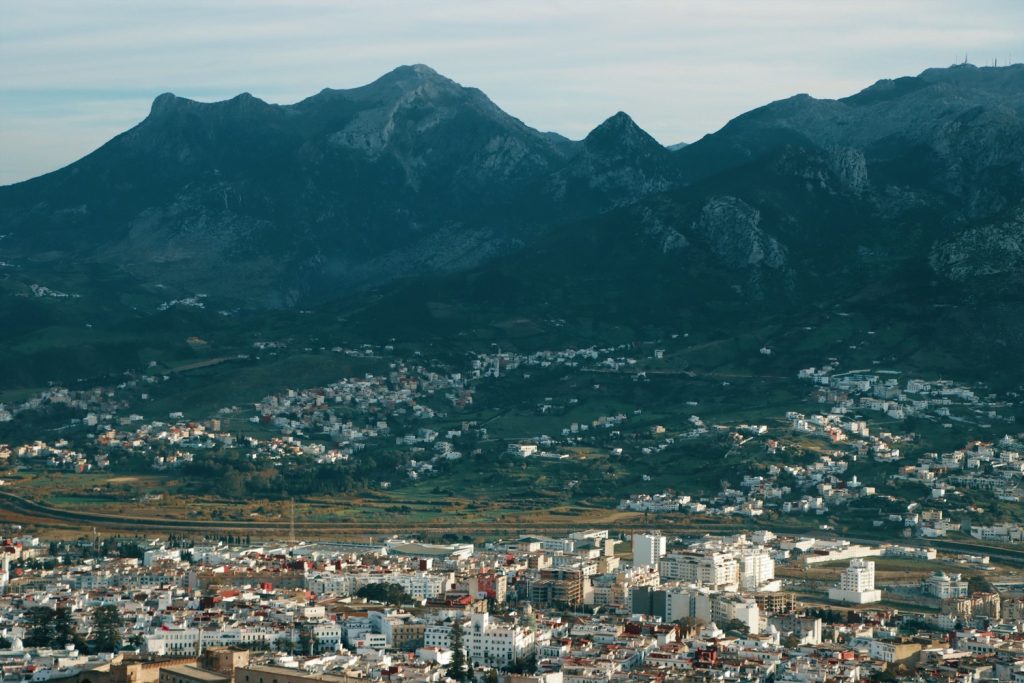 view over tetouan morocco