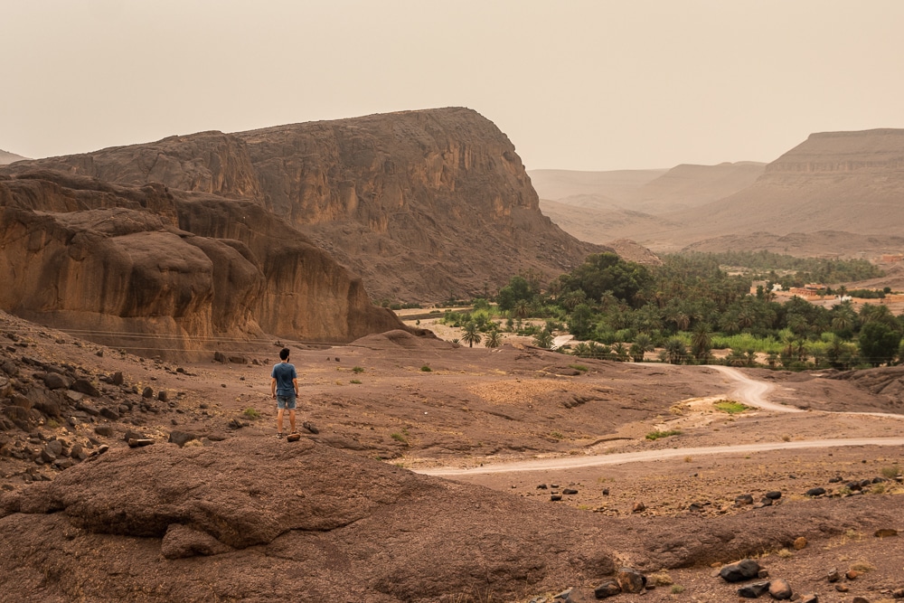 hike around fint in morocco