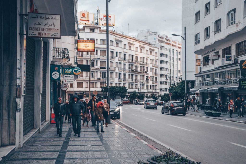 modern part of tangier morocco