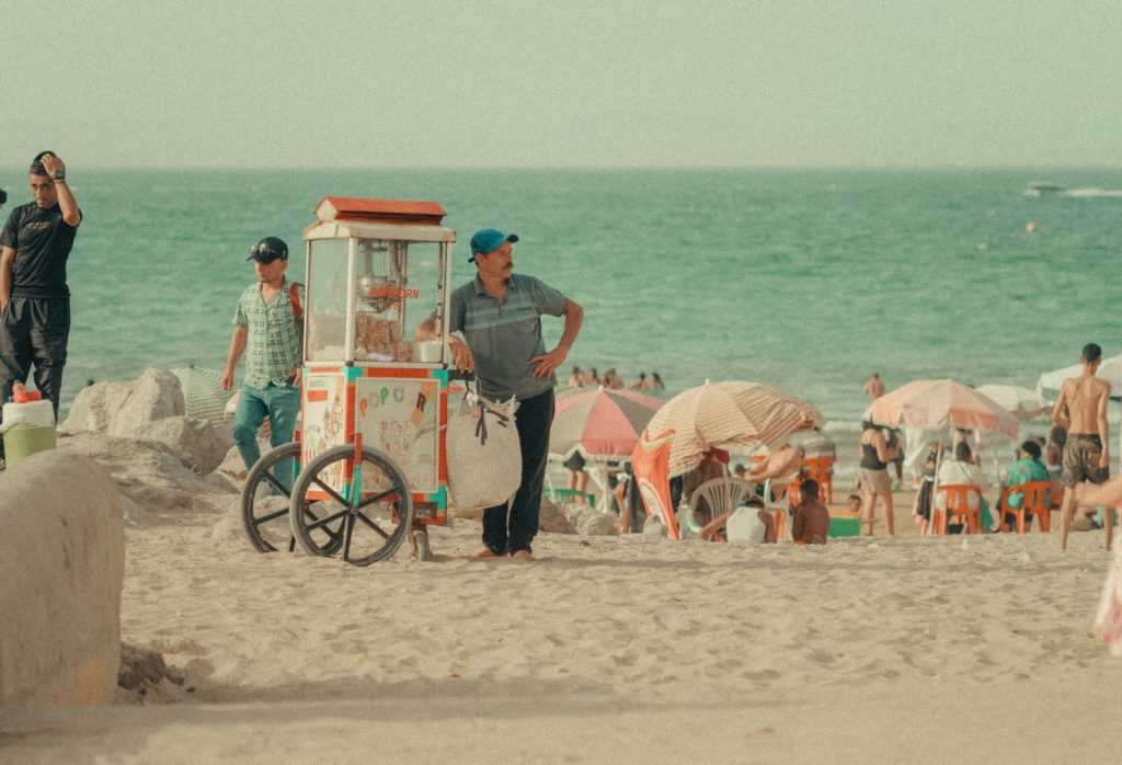 visit tangier beach local vendor