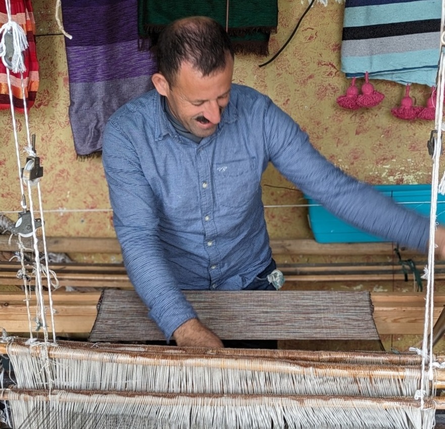 local man tangier things to do weaving rug