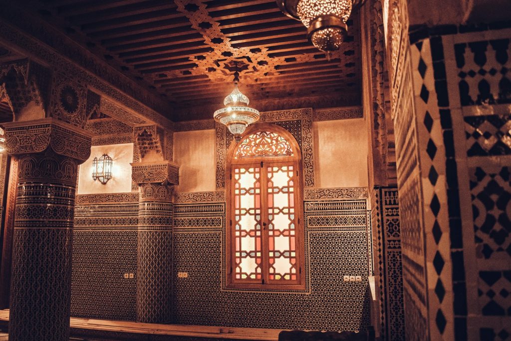 moroccan traditional hammam inside